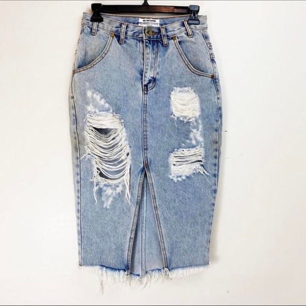 One teaspoon distressed midi
